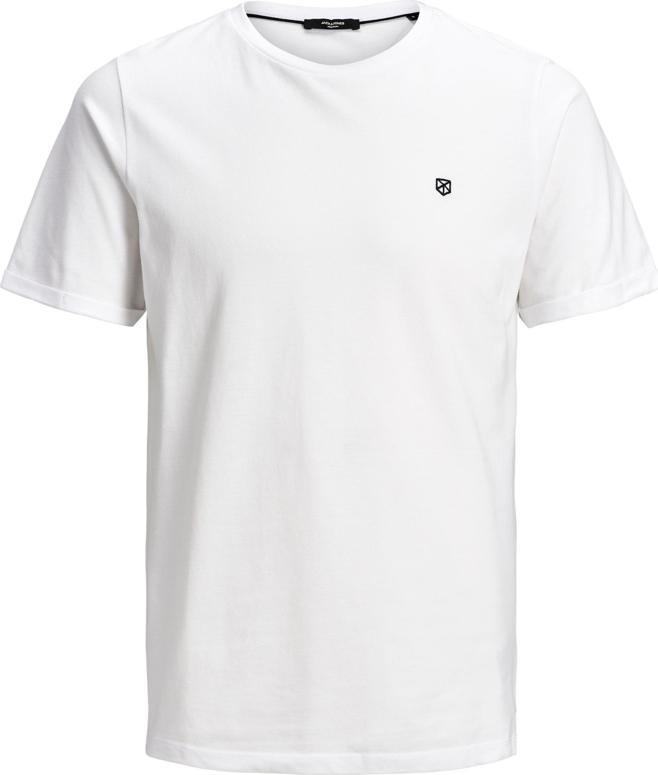 JACK & JONES Tričko 'Hardy' bílá / černá