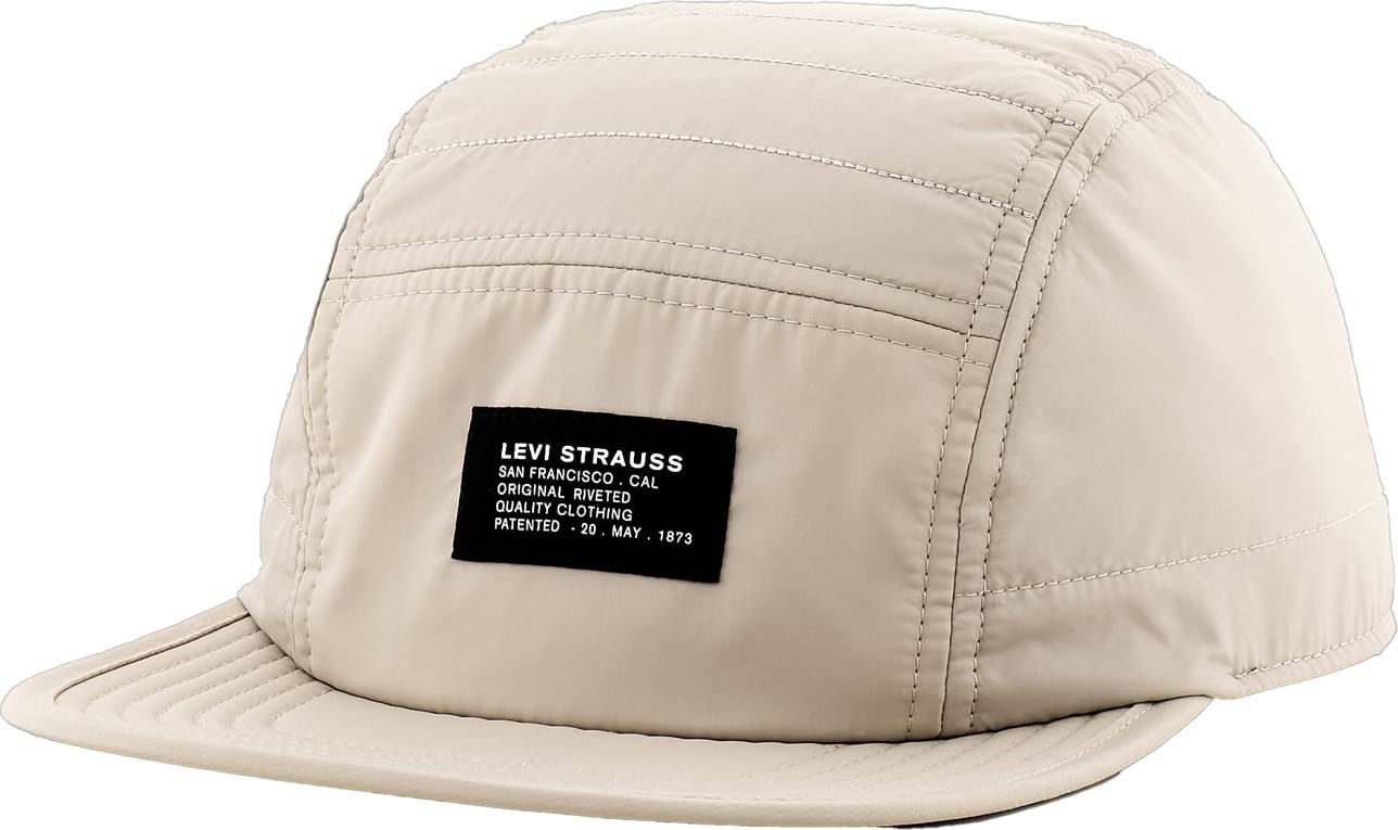 LEVI'S Kšiltovka '5 Panel Puffer Cap' krémová