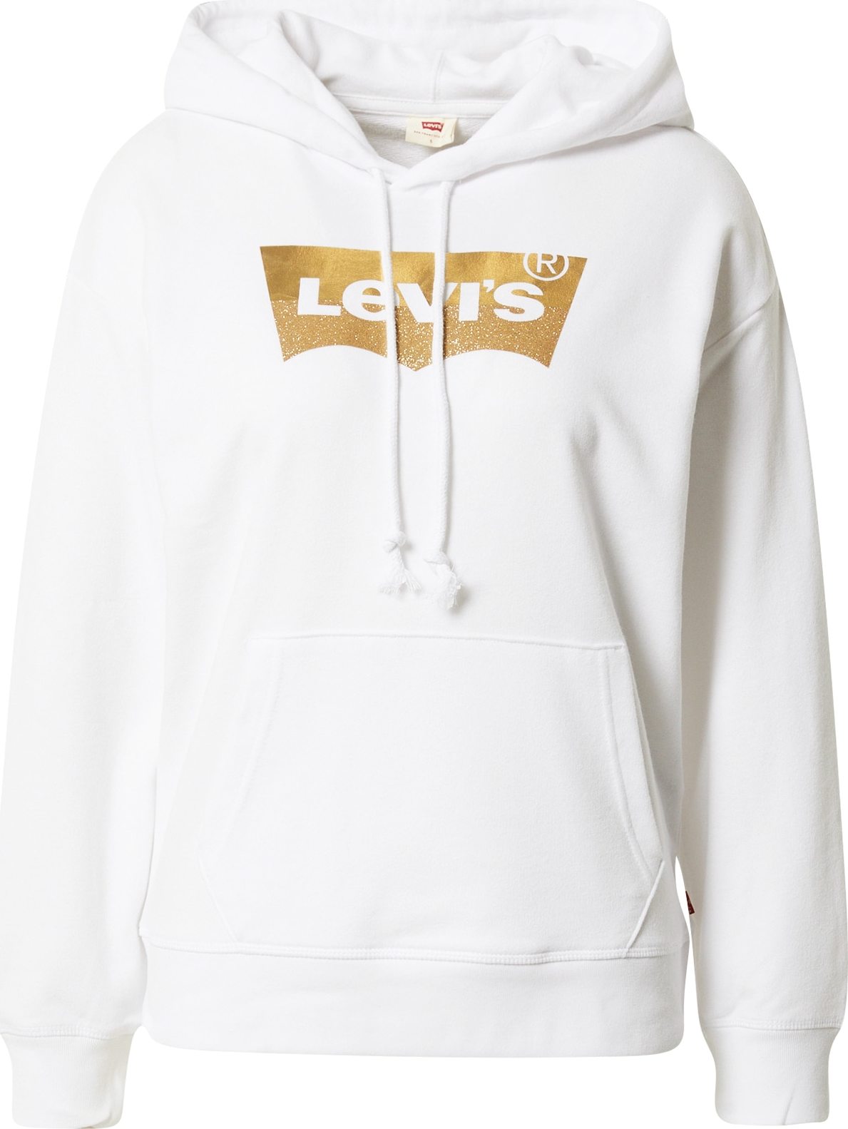 LEVI'S Mikina bílá / zlatá