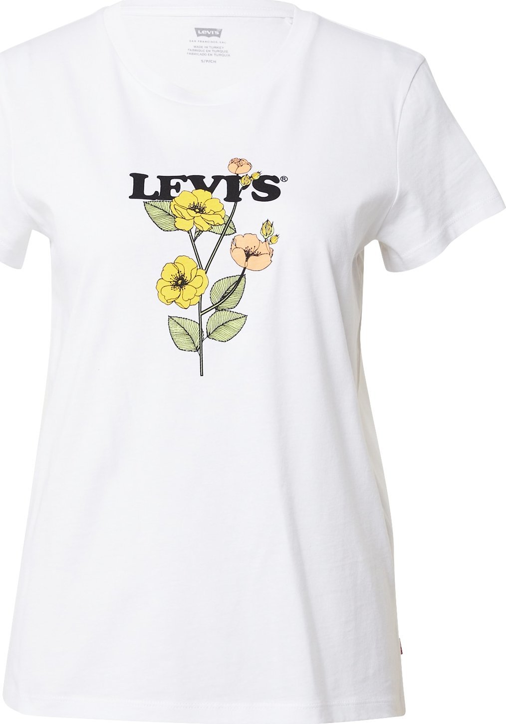 LEVI'S Tričko žlutá / světle zelená / meruňková / černá / bílá