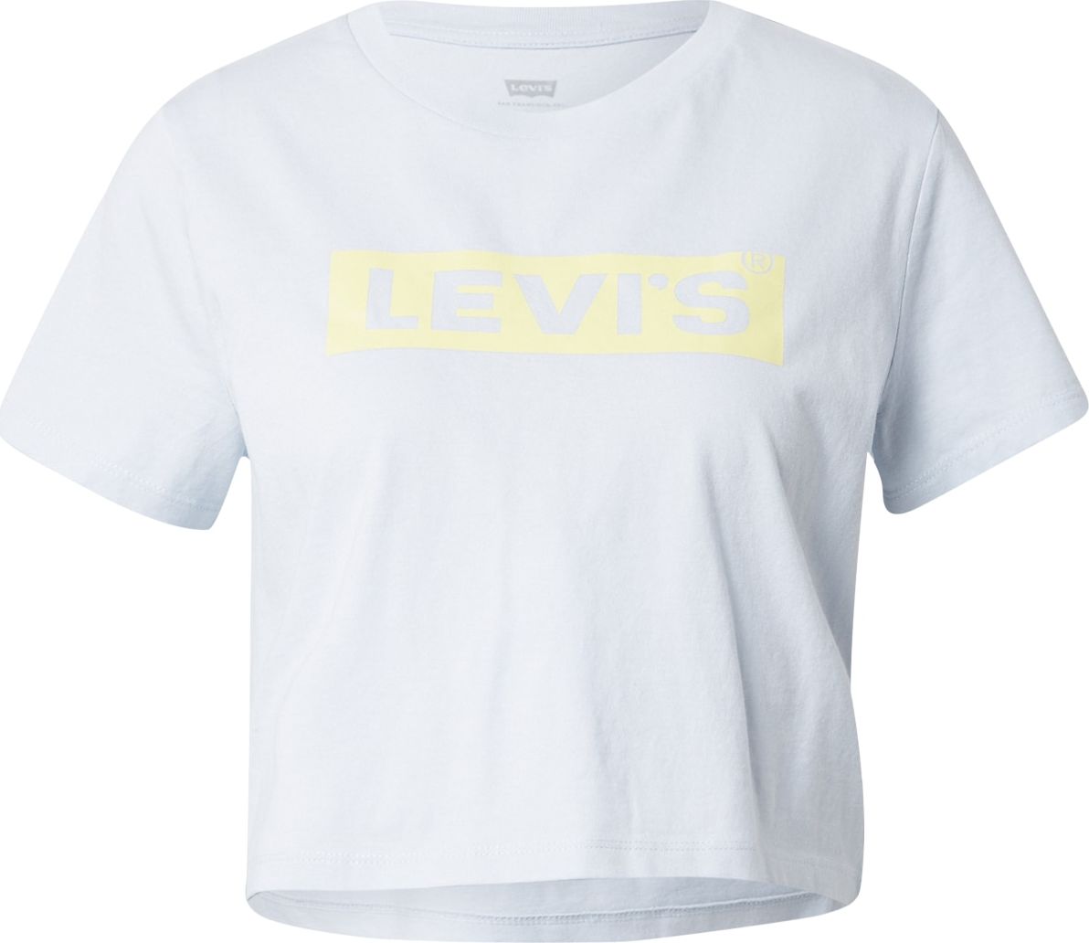 LEVI'S Tričko pastelová modrá / pastelově žlutá