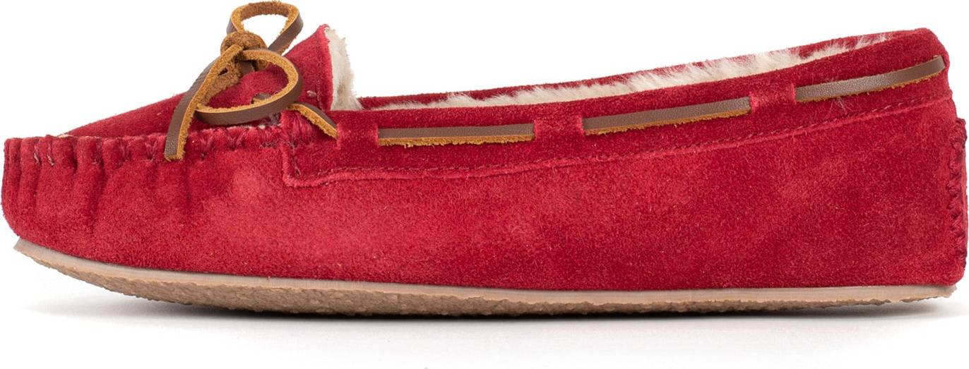 Minnetonka Mokasíny 'Cally' světle hnědá / červená