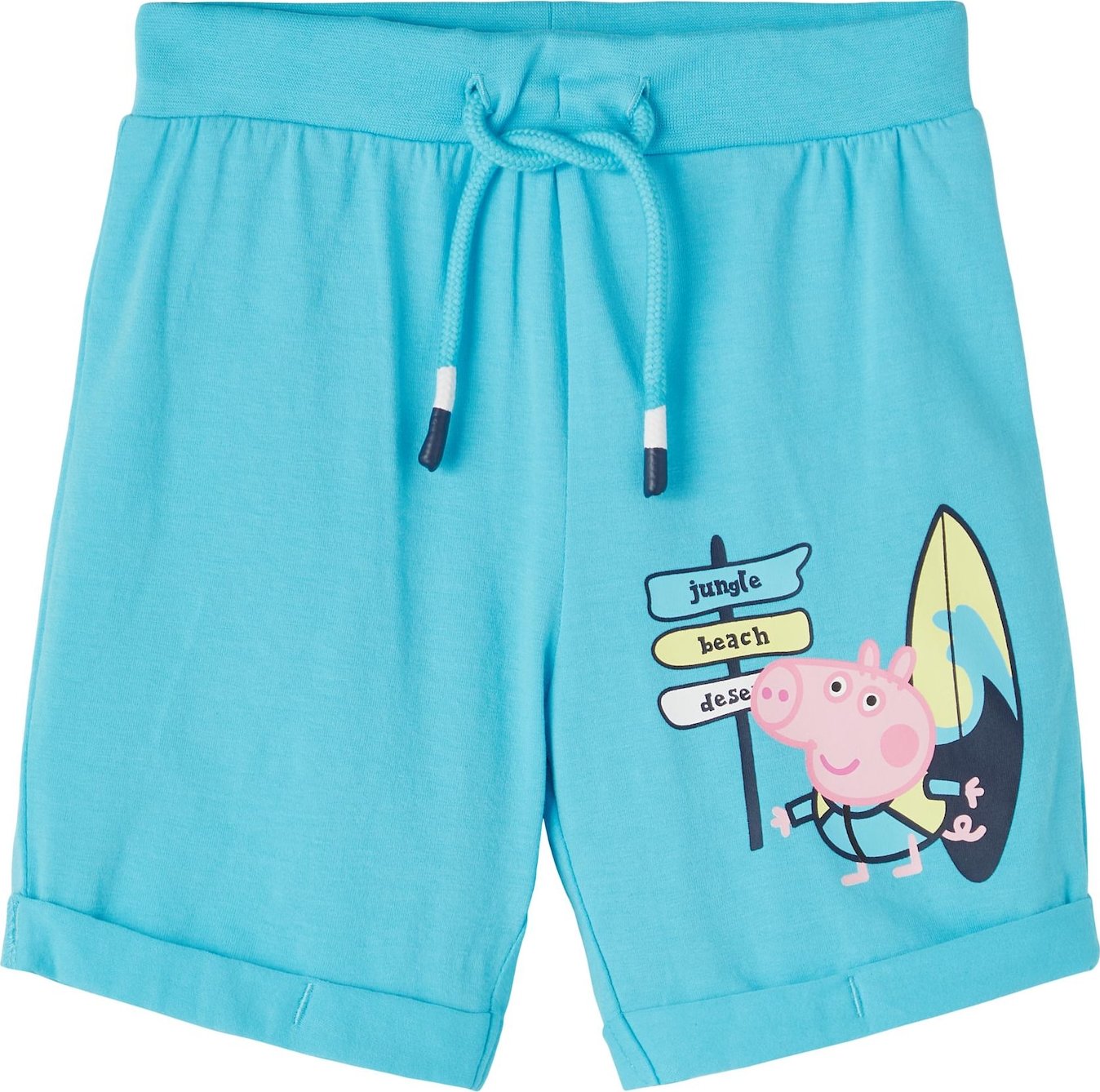 NAME IT Kalhoty 'Peppa Pig' modrá / mix barev