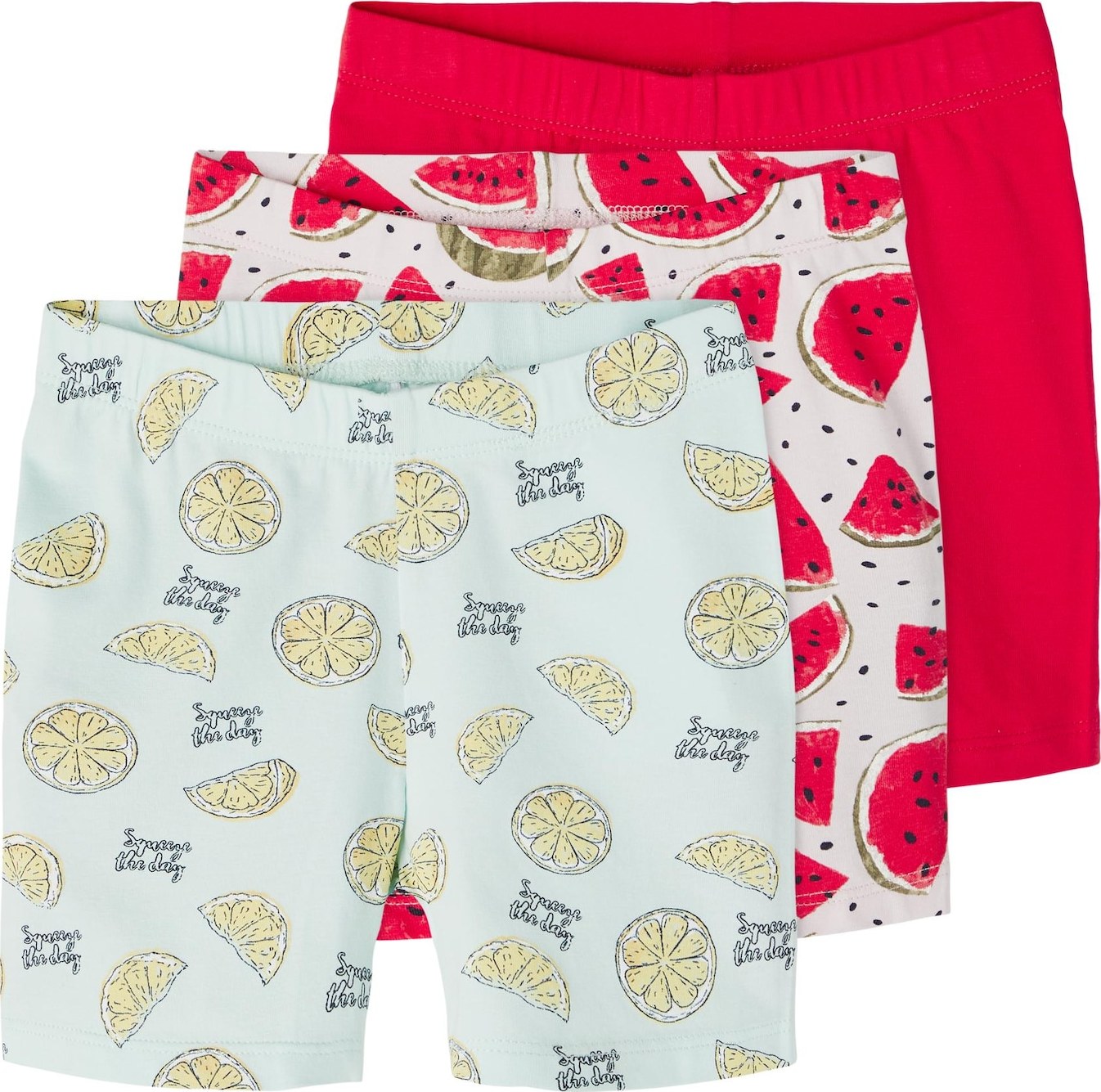 NAME IT Legíny 'Hillary' pastelově žlutá / pastelově zelená / červená / černá / bílá