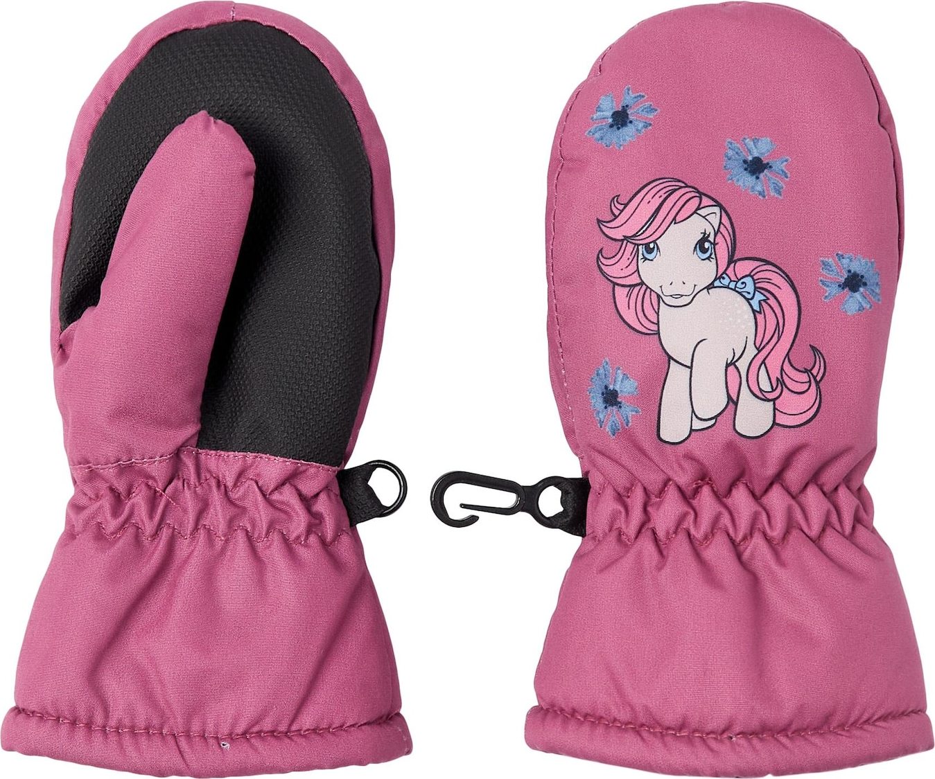 NAME IT Rukavice 'Jomma' pink / růže / modrá / námořnická modř