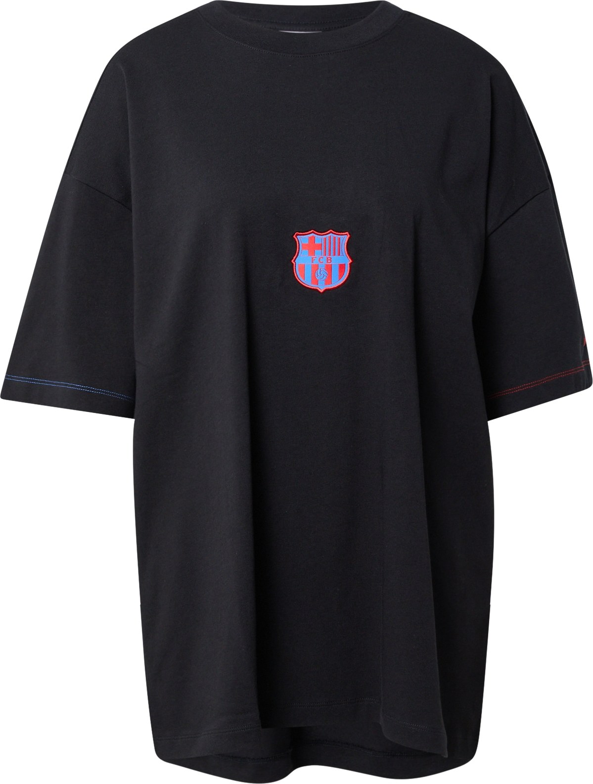 NIKE Funkční tričko černá / červená / nebeská modř
