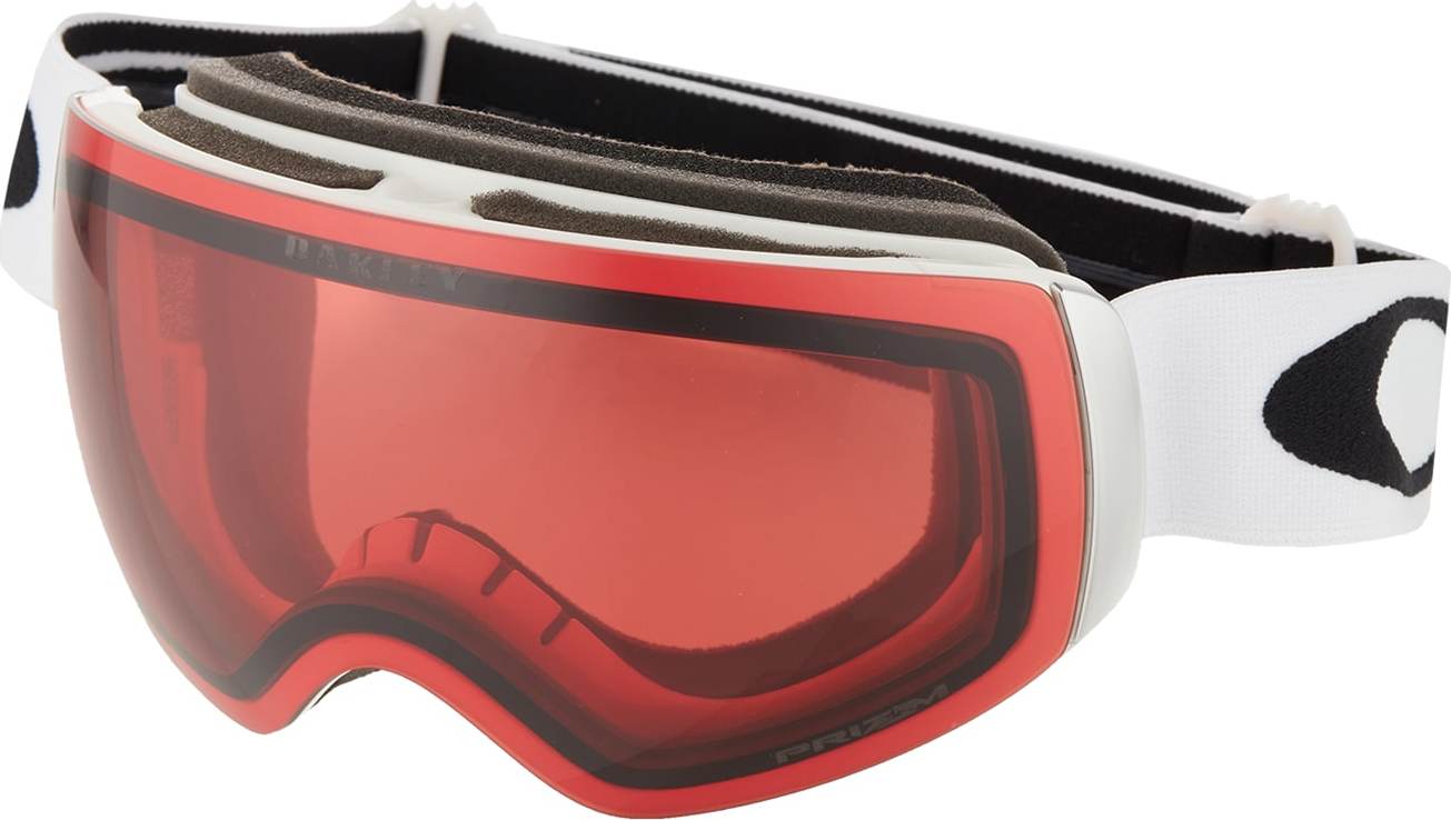 OAKLEY Sportovní brýle 'Flight Deck' bílá / černá / karmínově červené