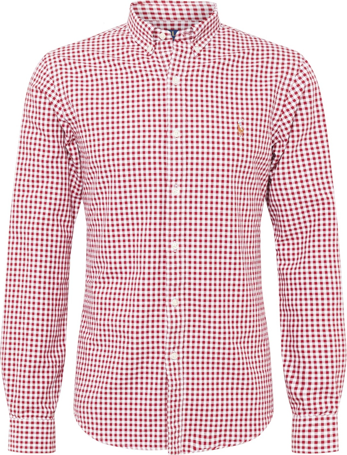 Polo Ralph Lauren Košile bílá / tmavě červená / červený melír