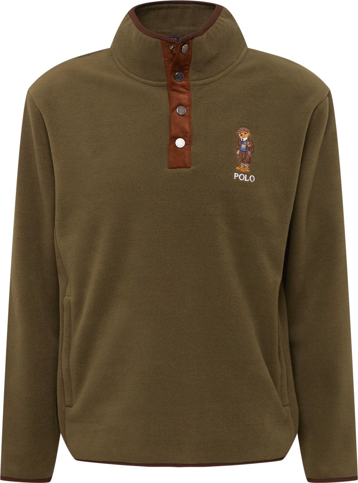 Polo Ralph Lauren Mikina olivová / pueblo / bílá / modrá