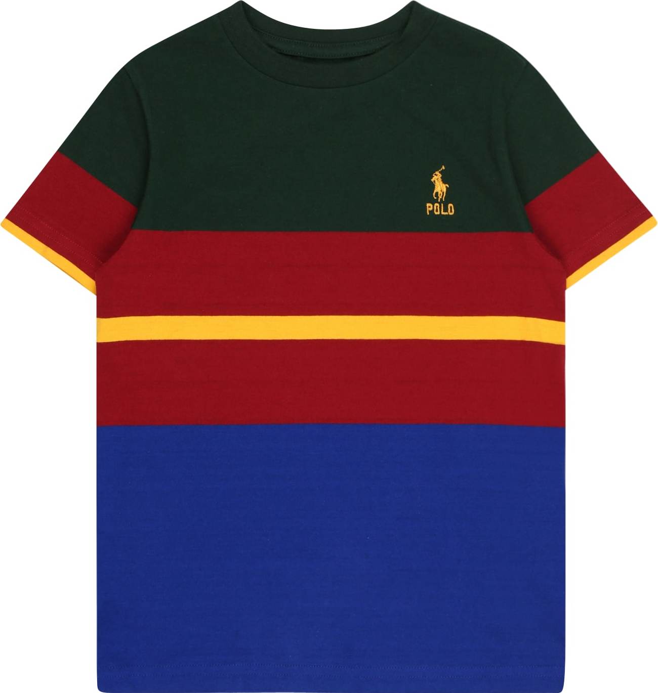 Polo Ralph Lauren Tričko zelená / žlutá / červená / modrá