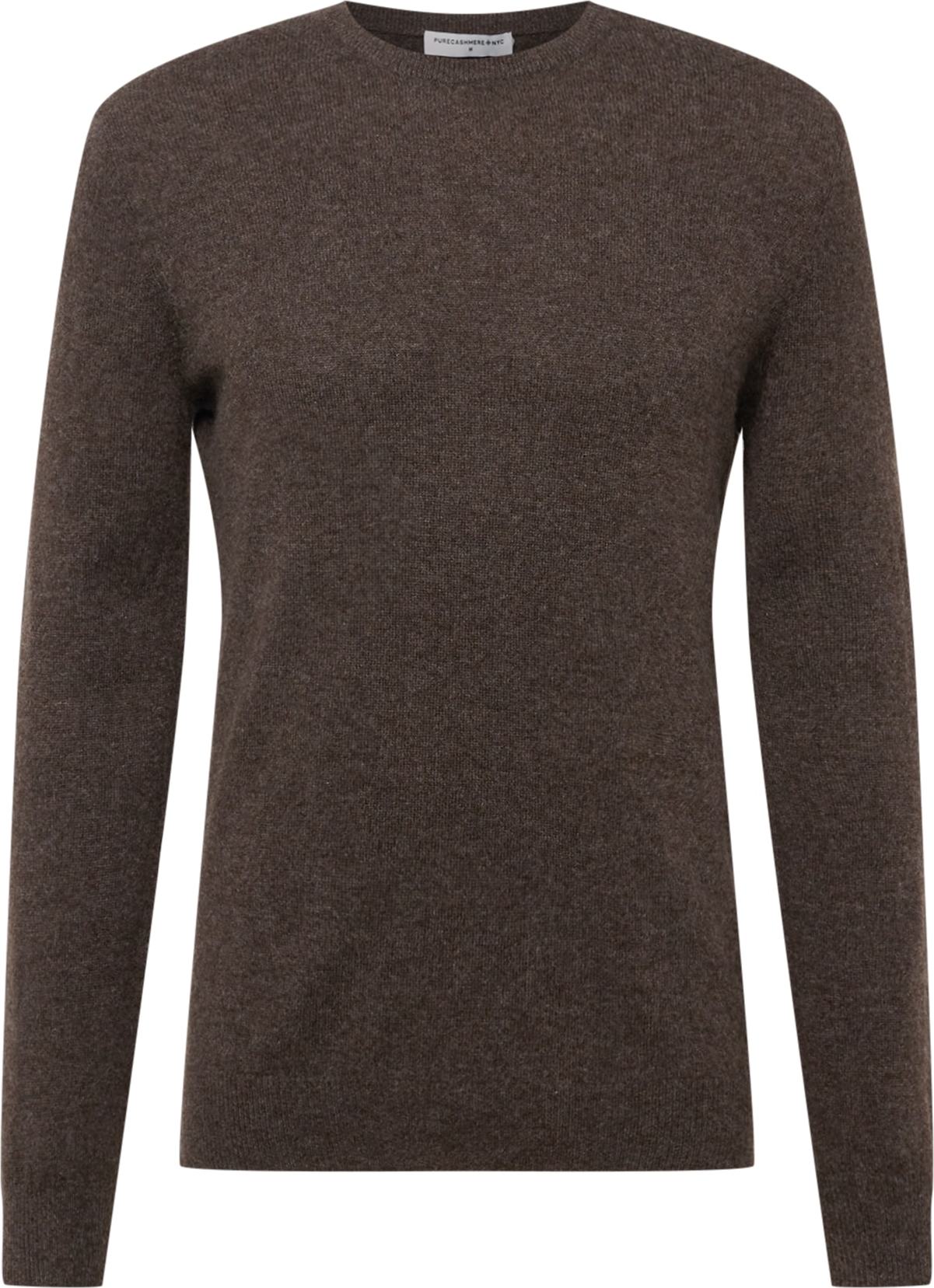 Pure Cashmere NYC Svetr tmavě hnědá