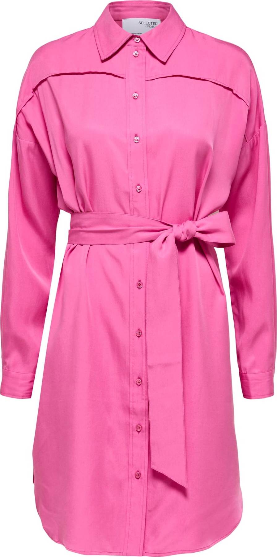 SELECTED FEMME Košilové šaty pink