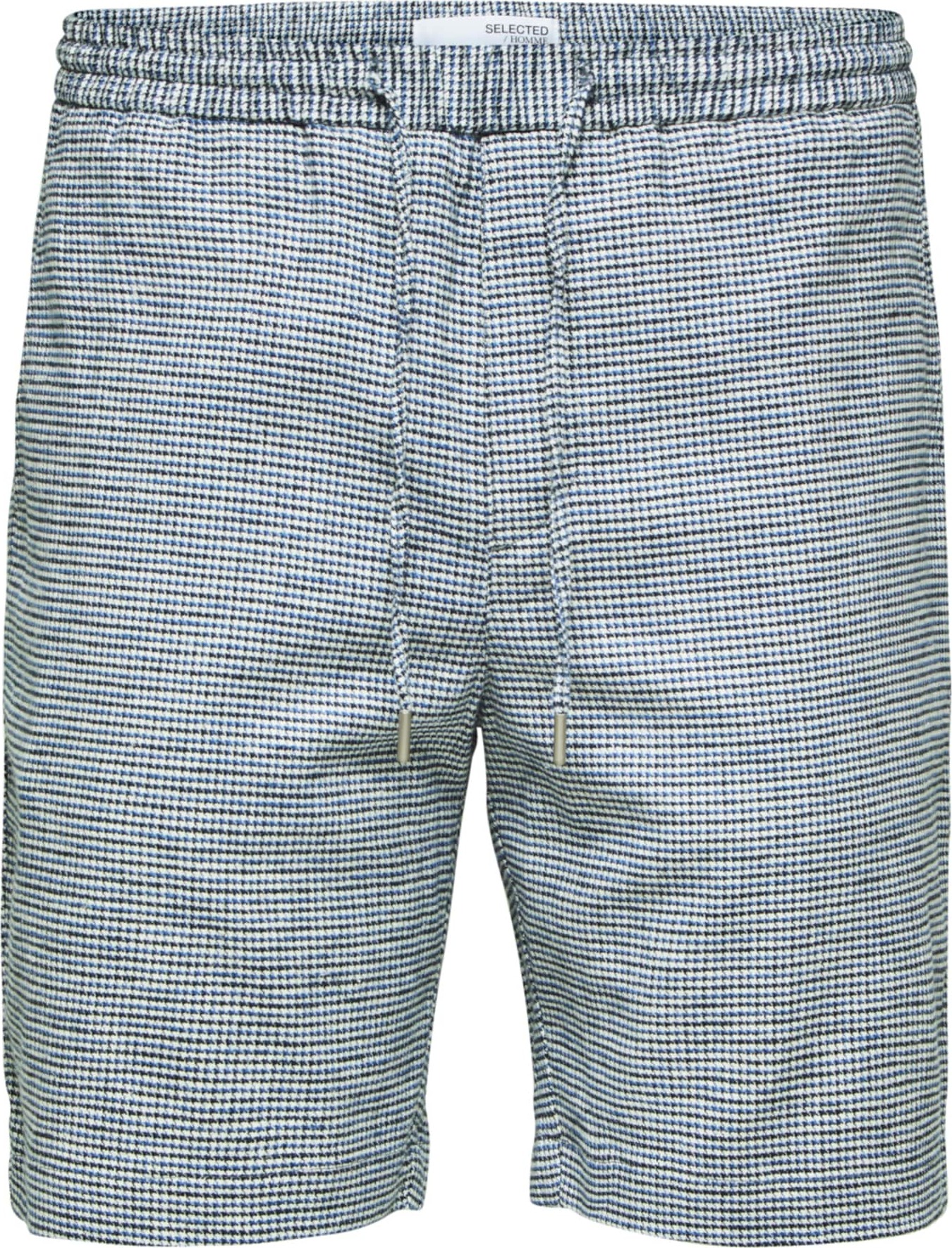 SELECTED HOMME Kalhoty 'COMFORT' modrá / bílá