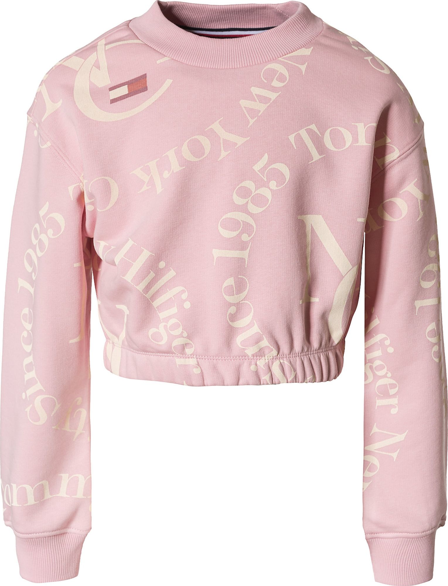 TOMMY HILFIGER Mikina růžová / pastelově žlutá