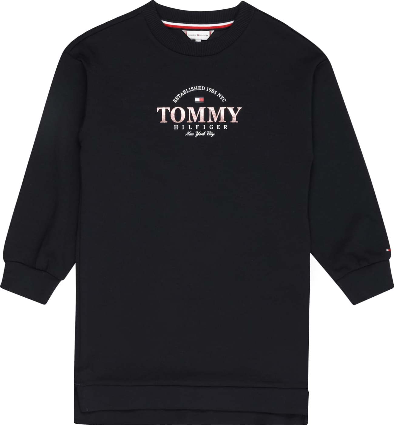 TOMMY HILFIGER Šaty námořnická modř / bílá / červená / růžová