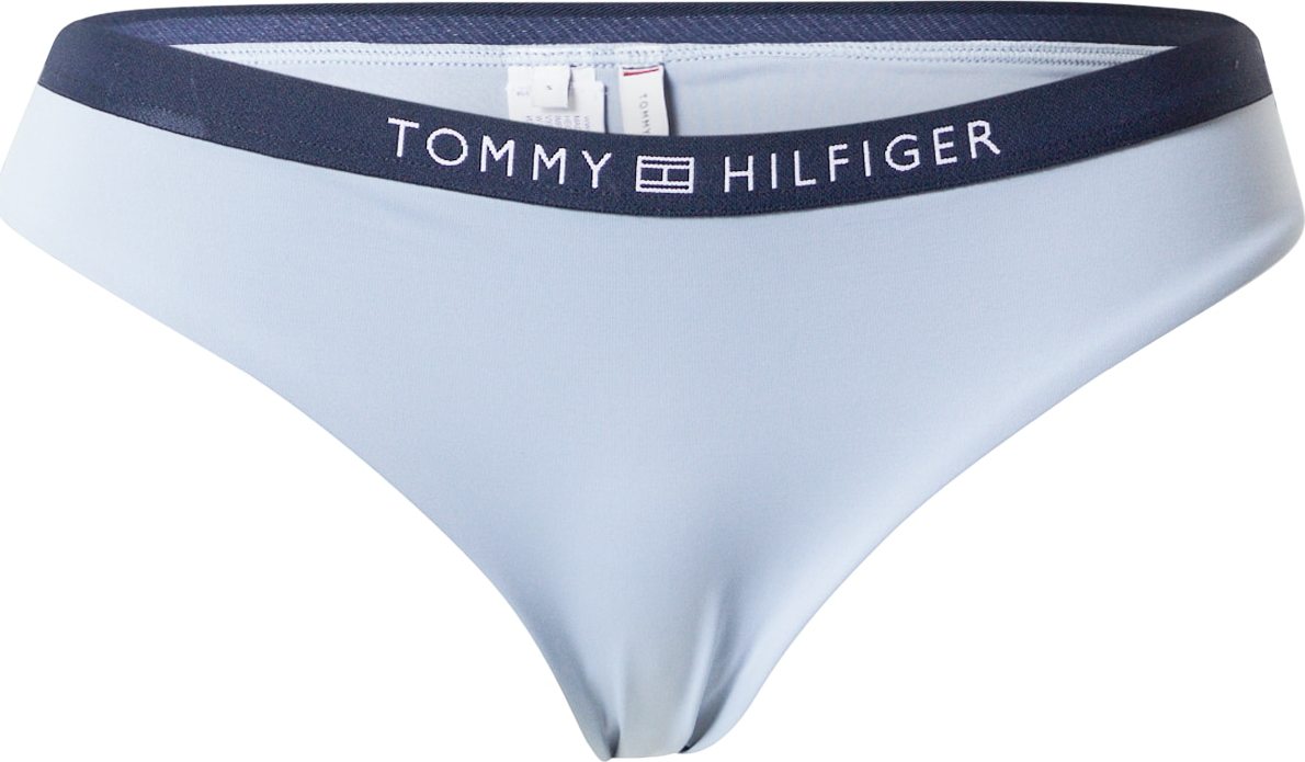Tommy Hilfiger Underwear Spodní díl plavek námořnická modř / světlemodrá / bílá