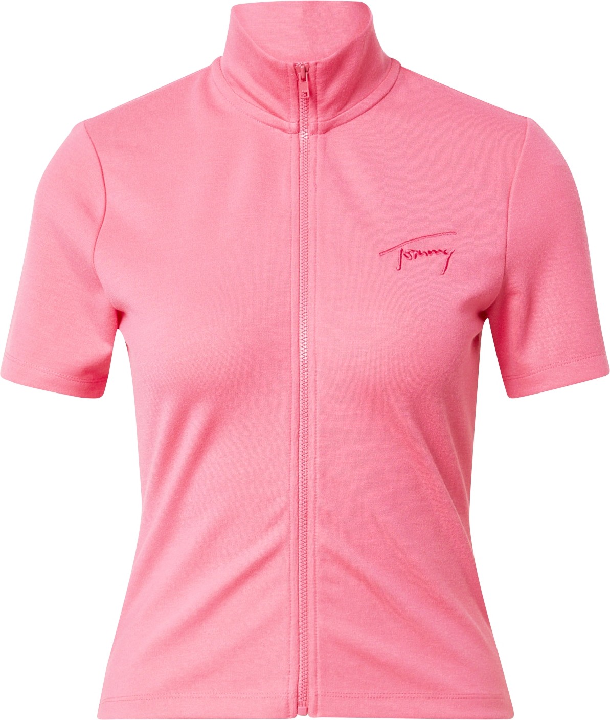 Tommy Jeans Mikina s kapucí světle růžová / tmavě růžová