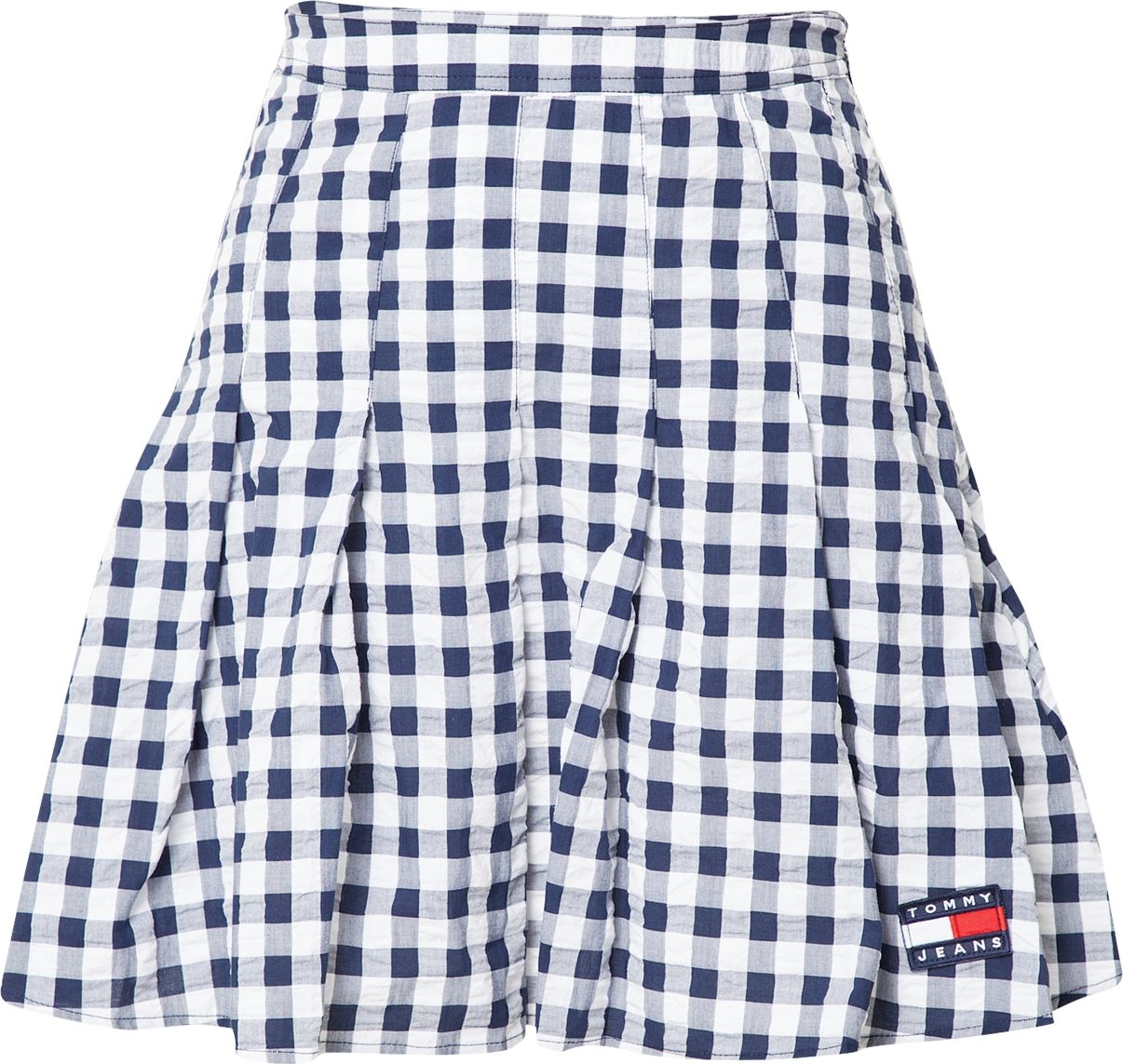 Tommy Jeans Sukně modrá / bílá / marine modrá / červená