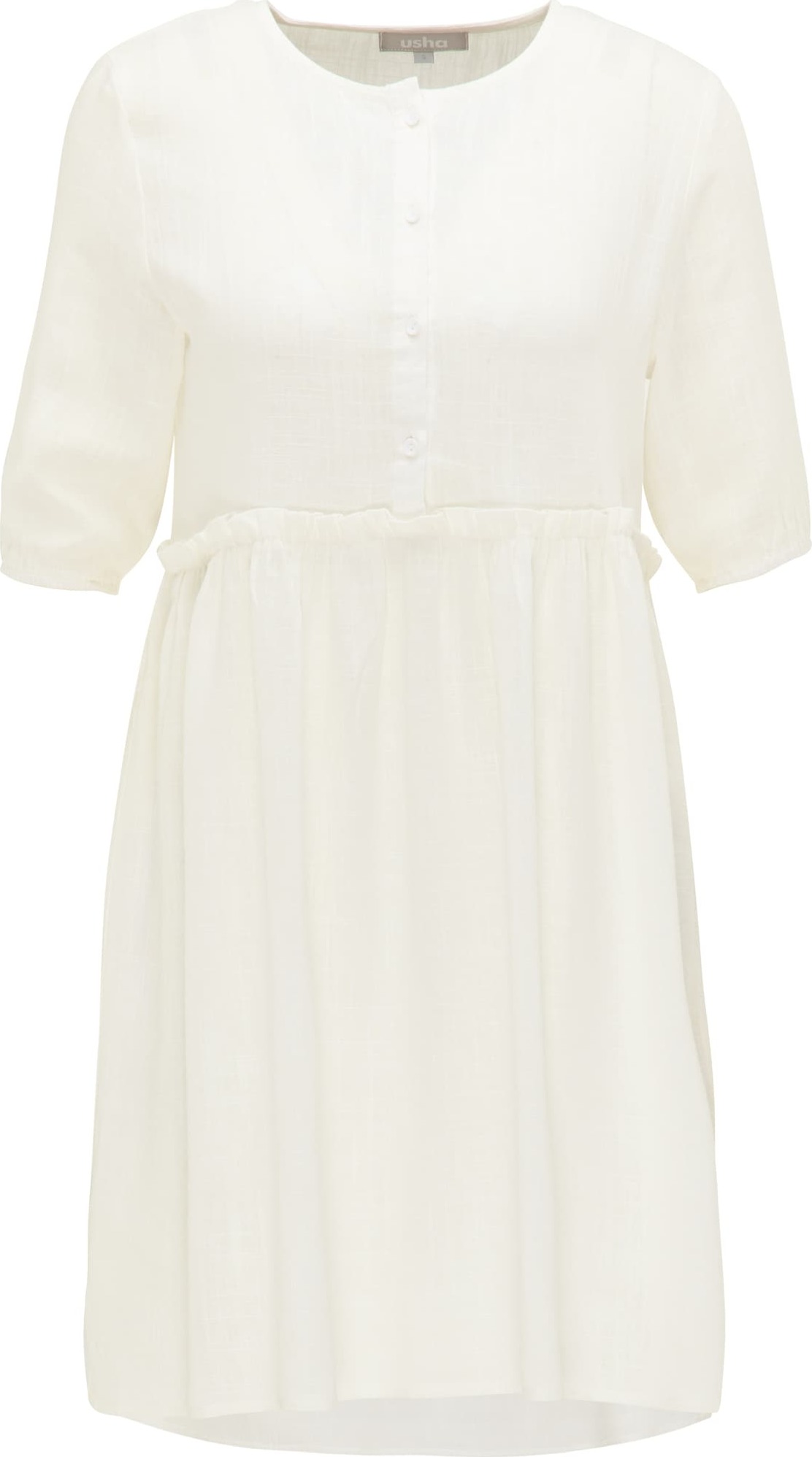 Usha Letní šaty bílá