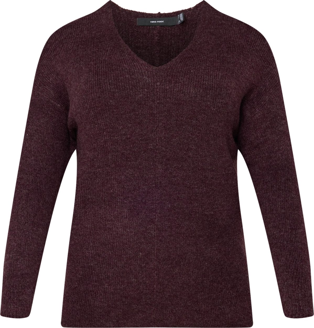 Vero Moda Curve Svetr burgundská červeň