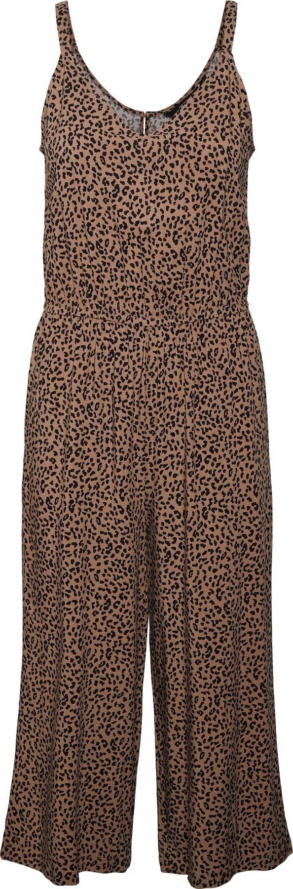 VERO MODA Overal 'Simply Easy' světle hnědá / černá