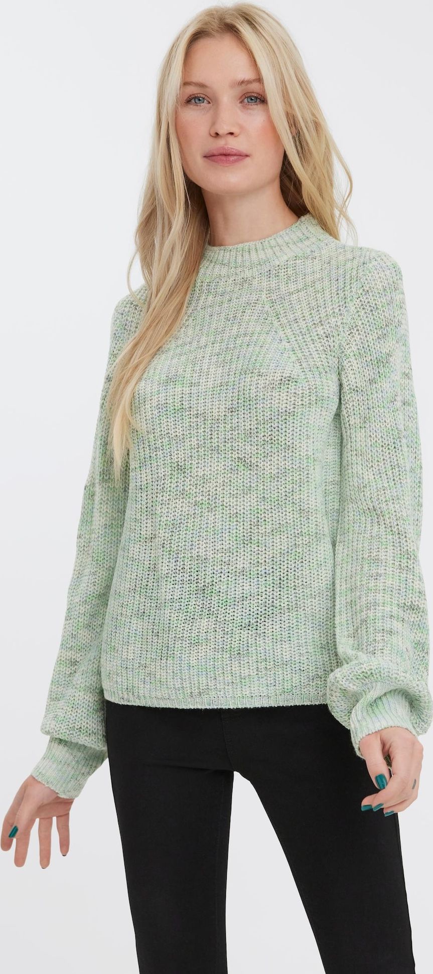 VERO MODA Svetr 'SAYLA' zelená