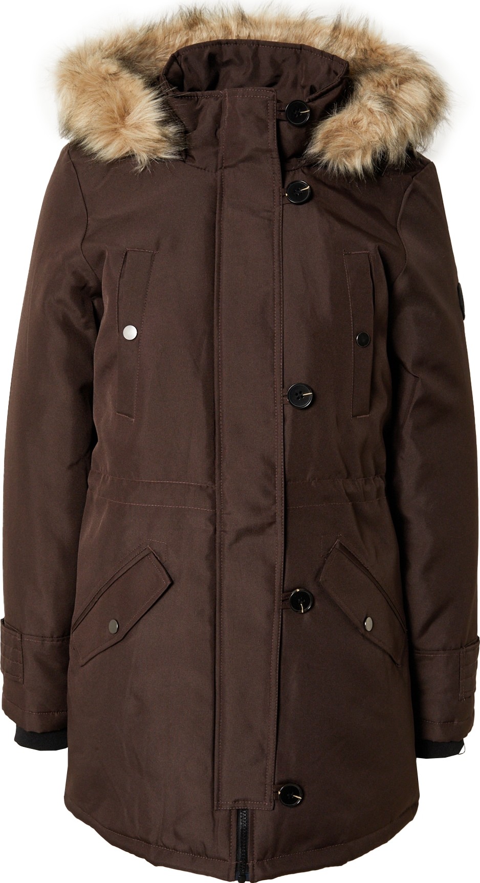 VERO MODA Zimní kabát 'Storm' hnědá