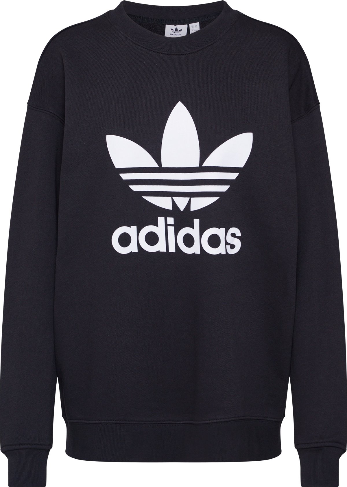 ADIDAS ORIGINALS Mikina černá / bílá