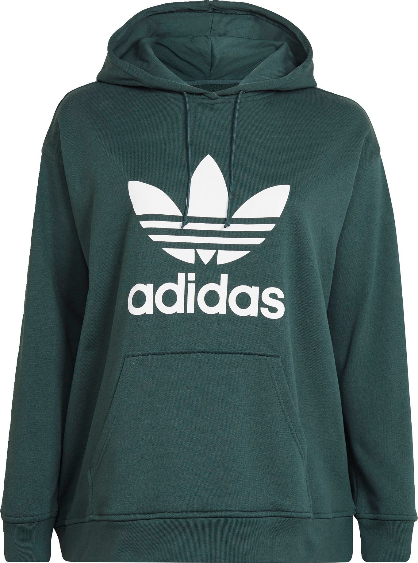 ADIDAS ORIGINALS Mikina tmavě zelená / bílá