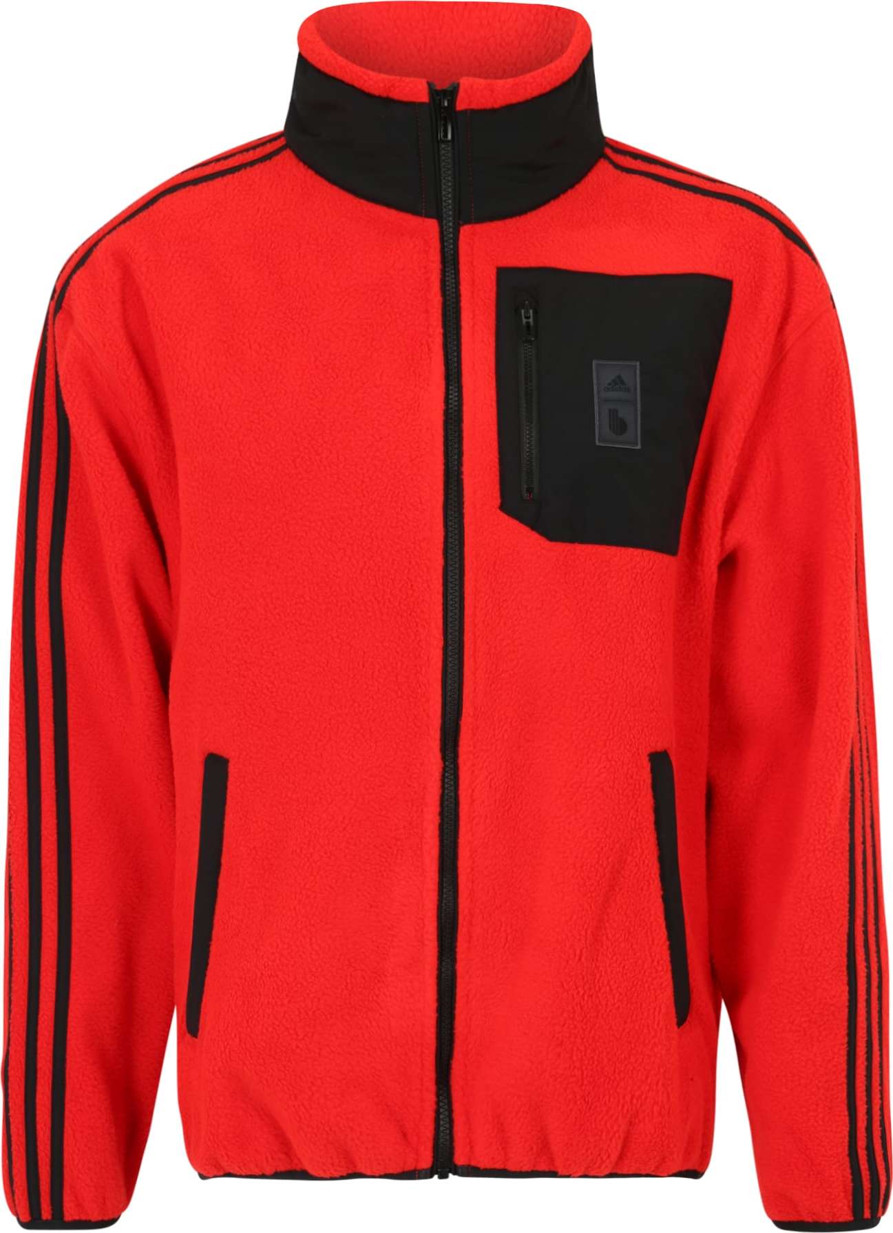 ADIDAS PERFORMANCE Funkční fleecová mikina 'Belgien' grenadina / černá