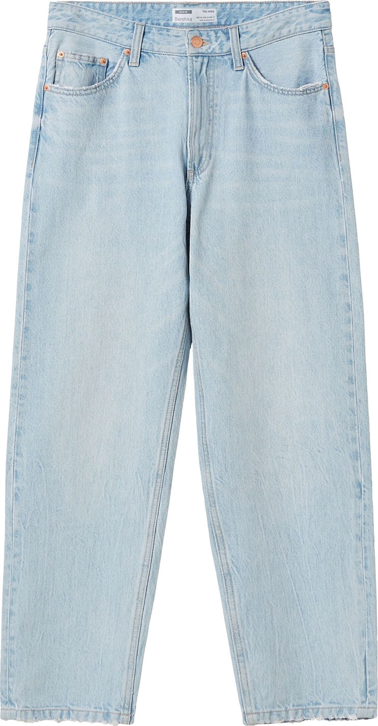 Bershka Džíny světlemodrá