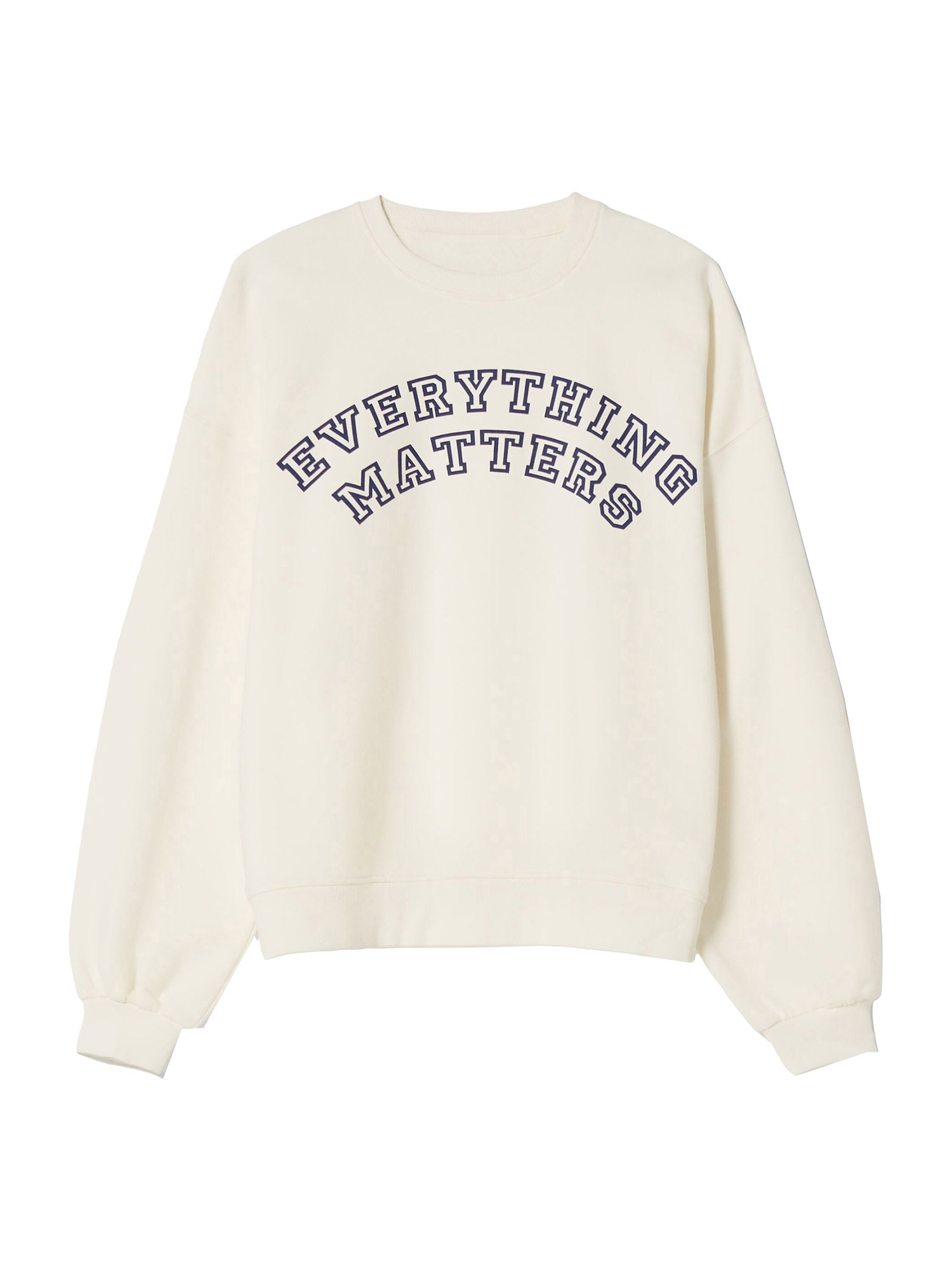 Bershka Mikina režná / námořnická modř