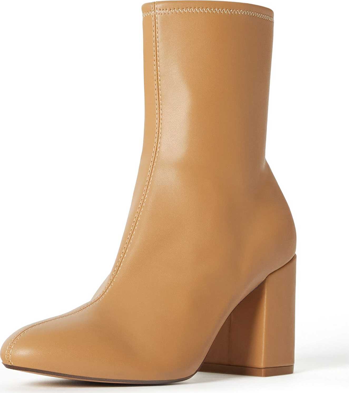 Bershka Nízké kozačky velbloudí