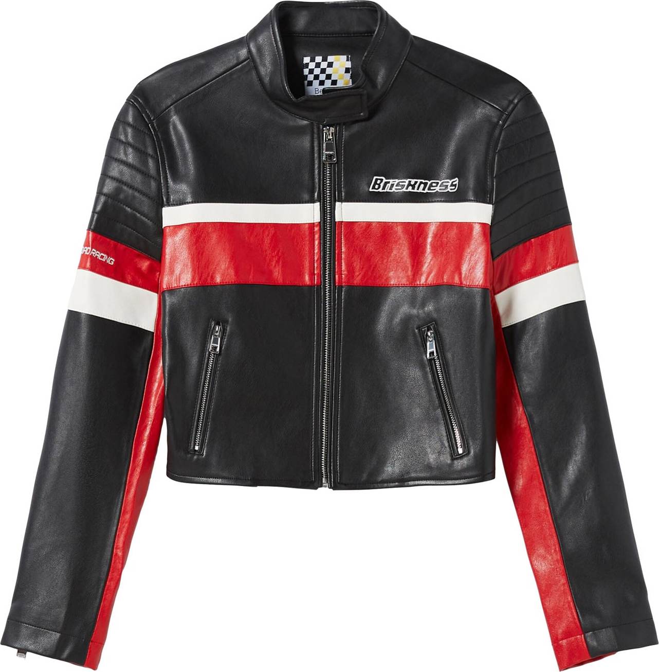 Bershka Přechodná bunda červená