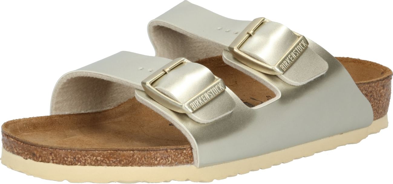 BIRKENSTOCK Sandály 'Arizona' zlatá