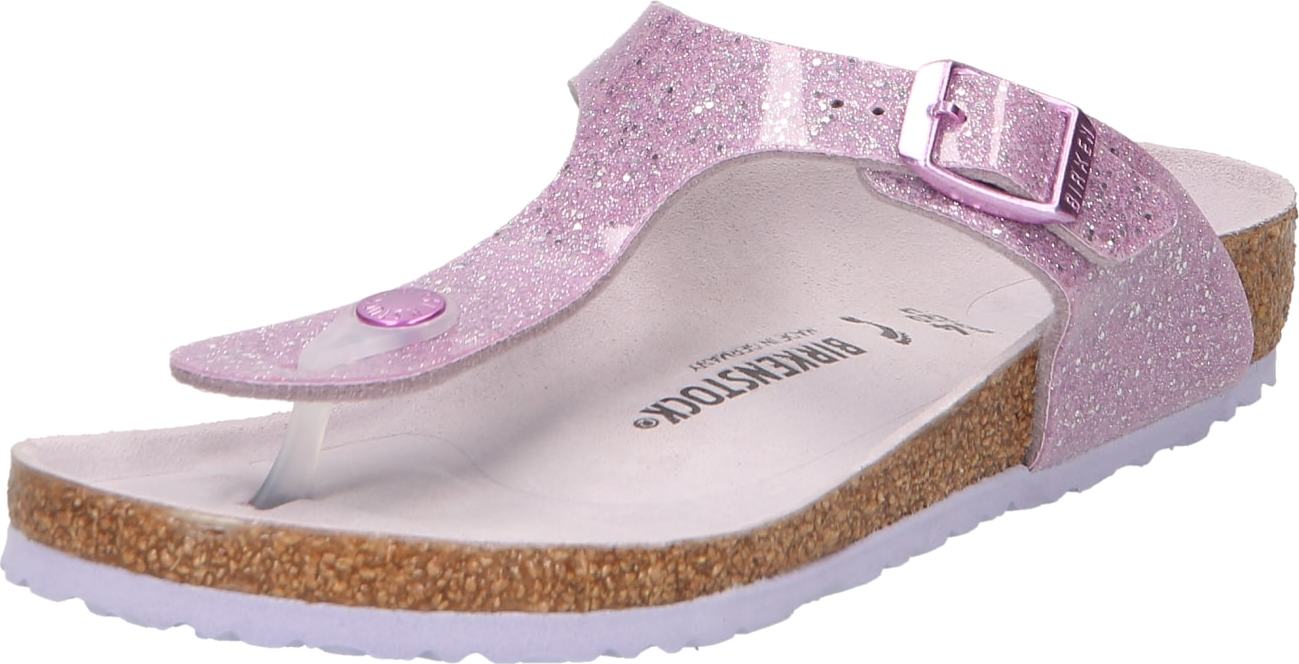 BIRKENSTOCK Sandály 'Gizeh' lenvandulová