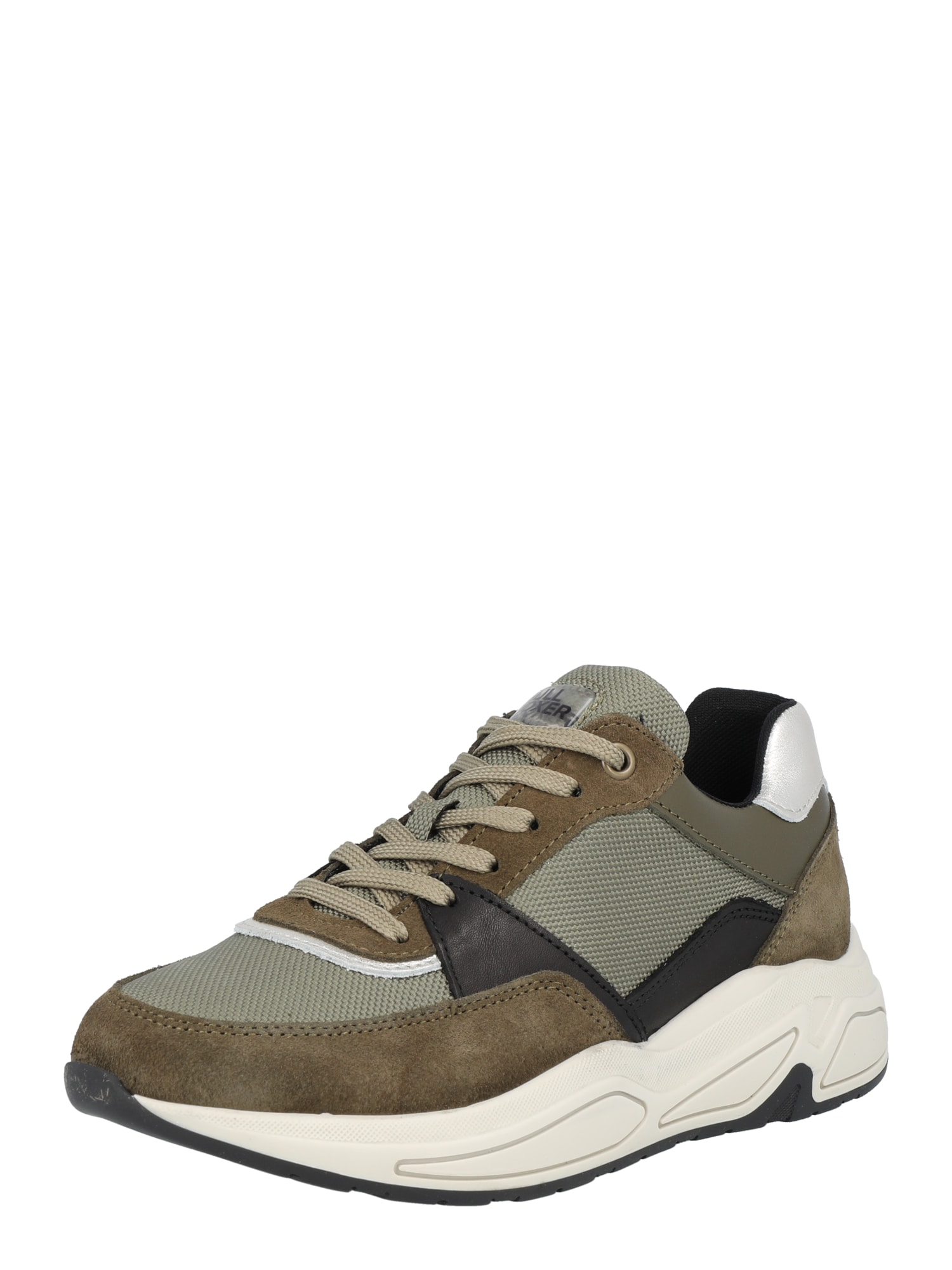 BULLBOXER Tenisky khaki / černá