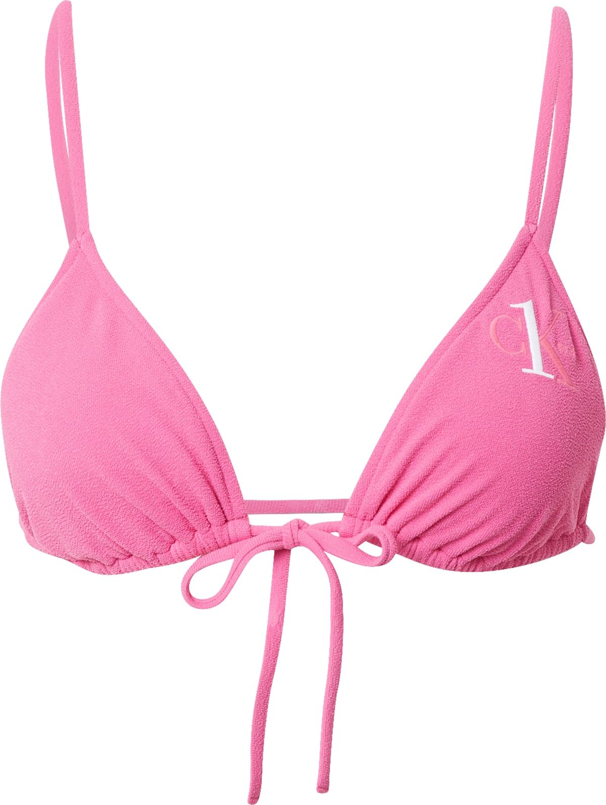 Calvin Klein Swimwear Horní díl plavek světle růžová / bílá
