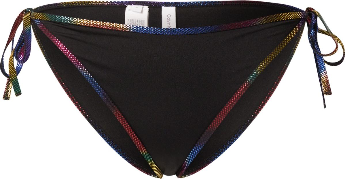 Calvin Klein Swimwear Spodní díl plavek 'Pride' mix barev / černá