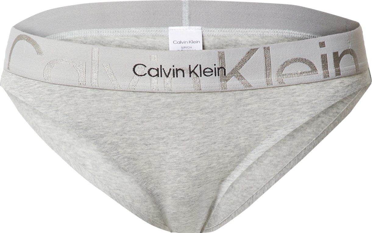 Calvin Klein Underwear Kalhotky světle šedá / černá