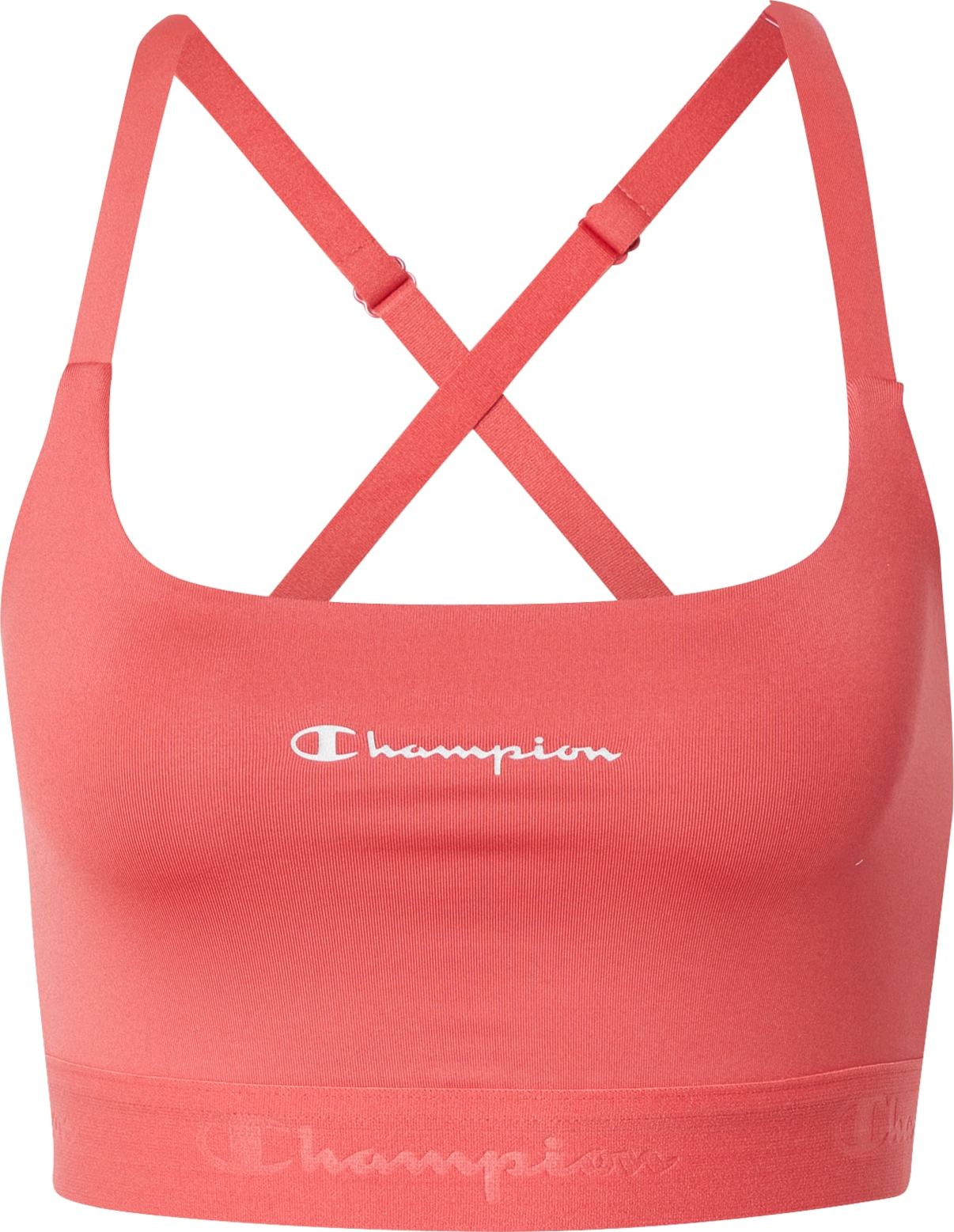 Champion Authentic Athletic Apparel Sportovní podprsenka 'Bra' pink / bílá
