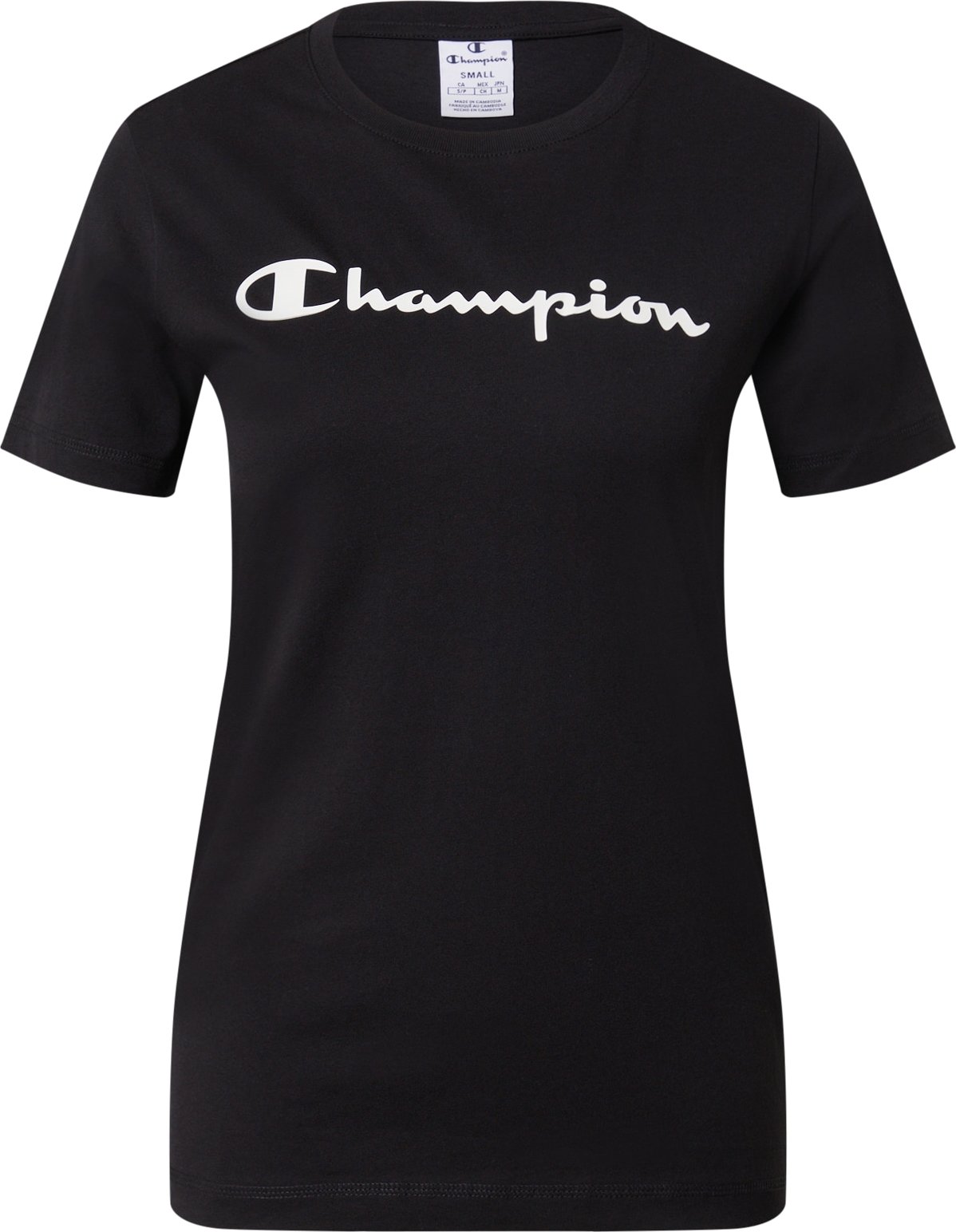 Champion Authentic Athletic Apparel Tričko černá / bílá