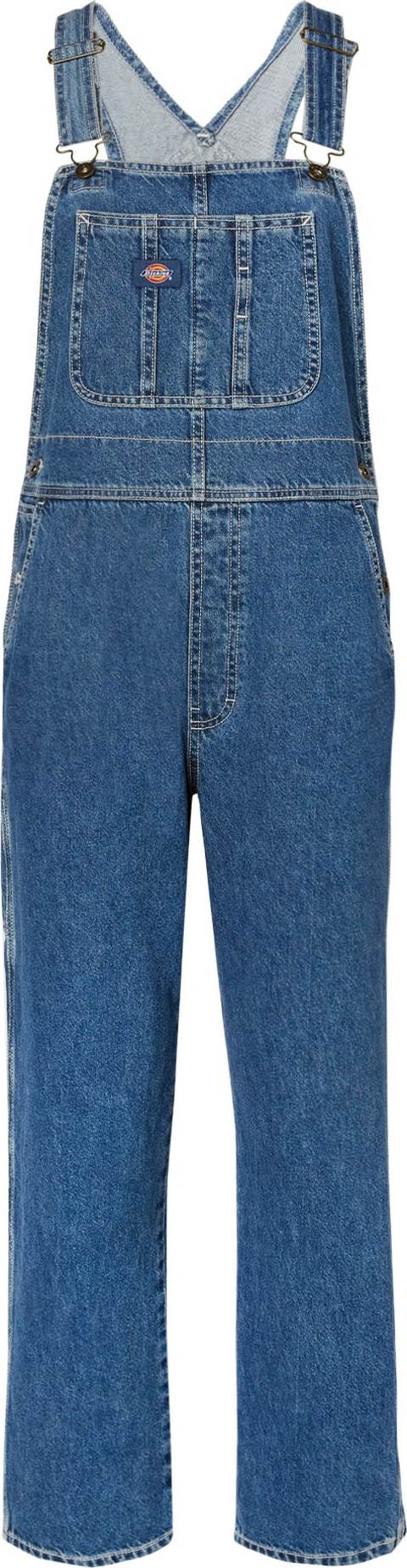 DICKIES Džíny s laclem tmavě modrá