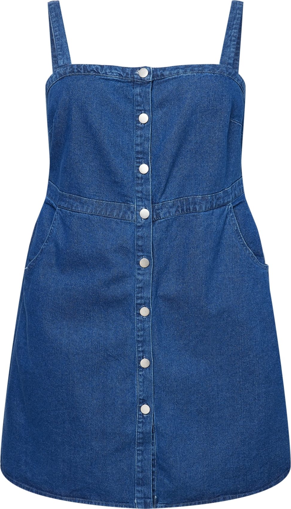 Dorothy Perkins Curve Košilové šaty modrá džínovina