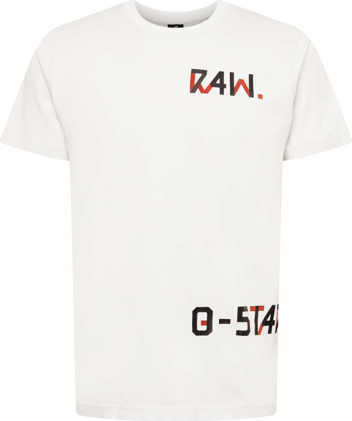 G-Star RAW Tričko červená / černá / bílá