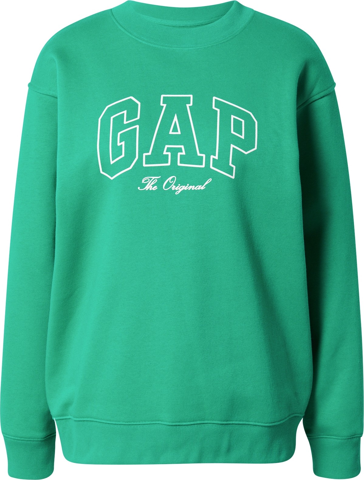 GAP Mikina zelená / bílá