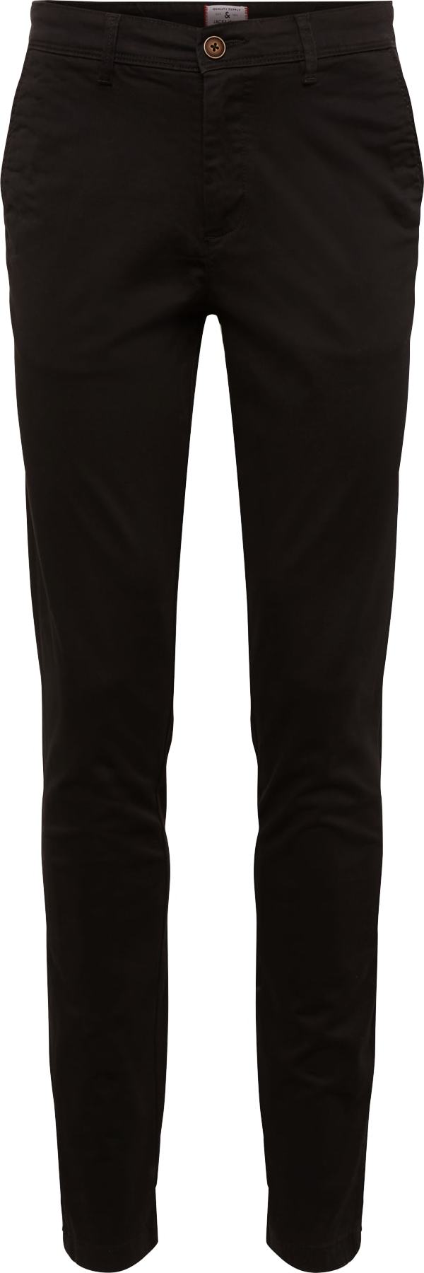 JACK & JONES Chino kalhoty 'Marco Bowie' černá