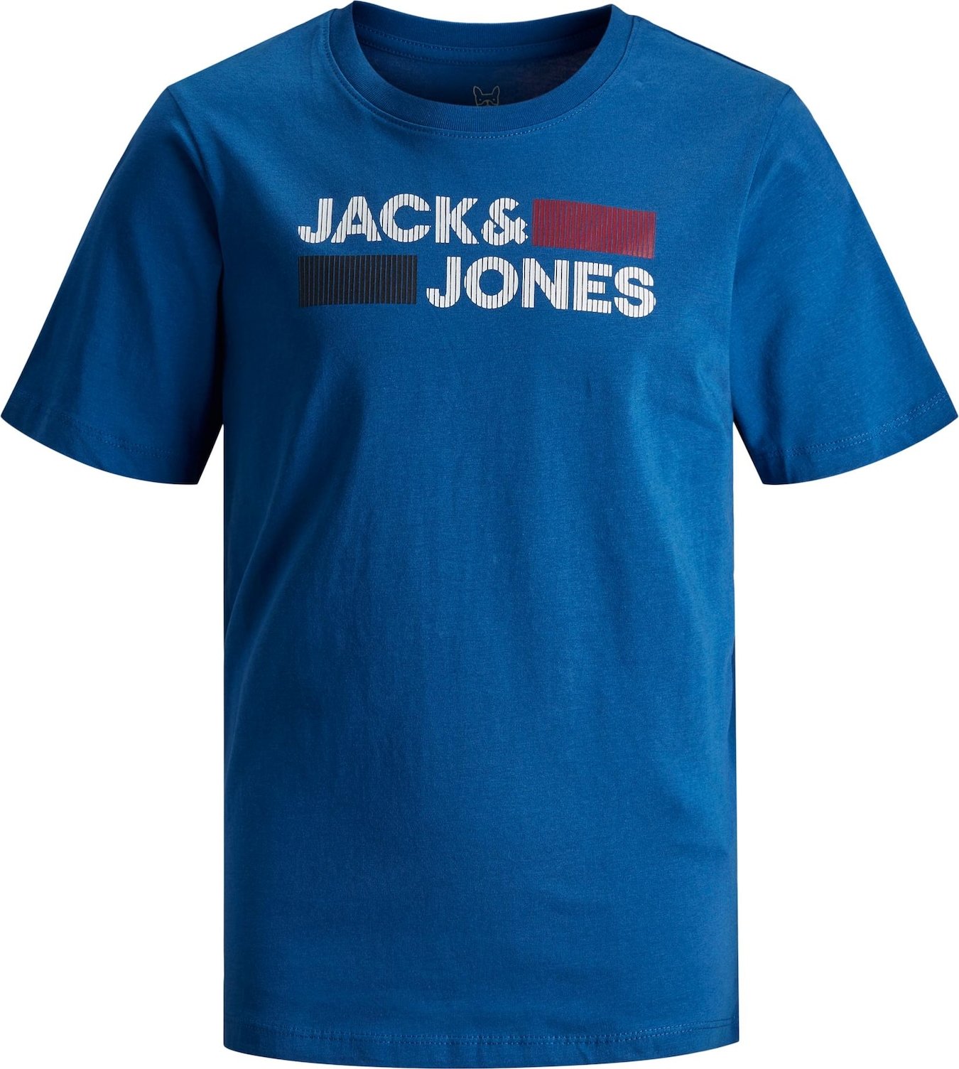 Jack & Jones Junior Tričko královská modrá / ohnivá červená / černá / bílá