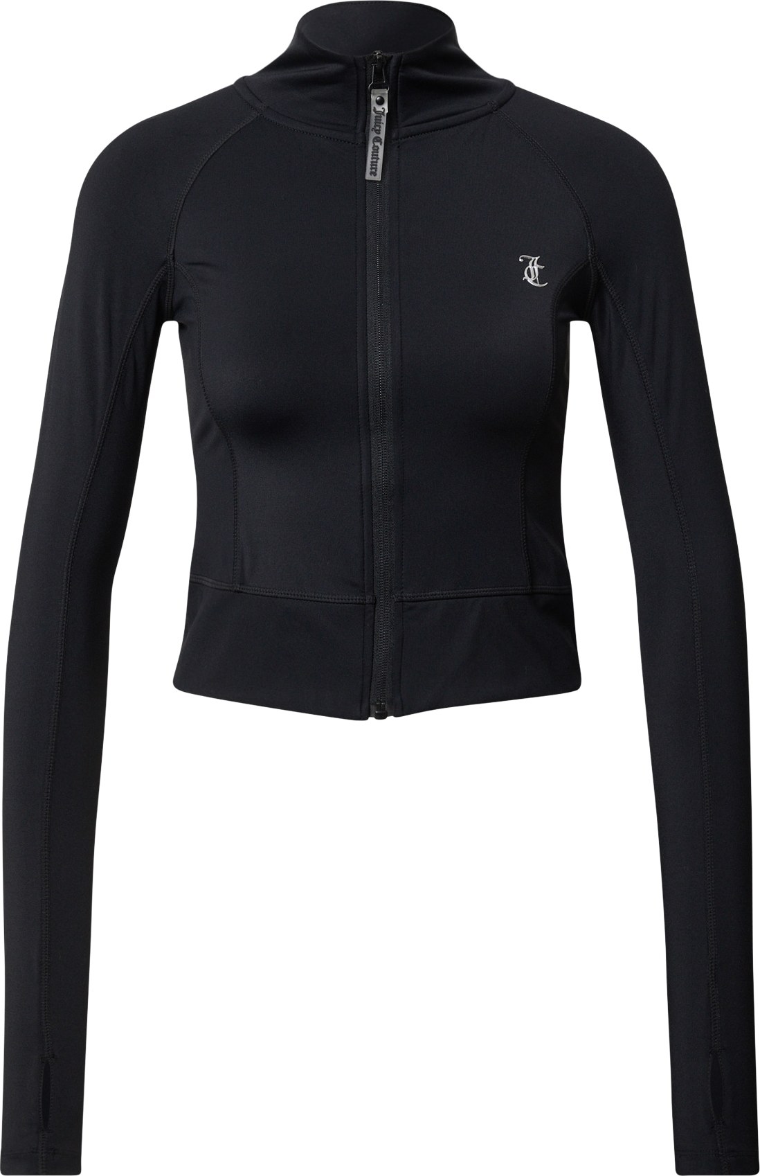 Juicy Couture Sport Sportovní mikina s kapucí 'LARA' černá