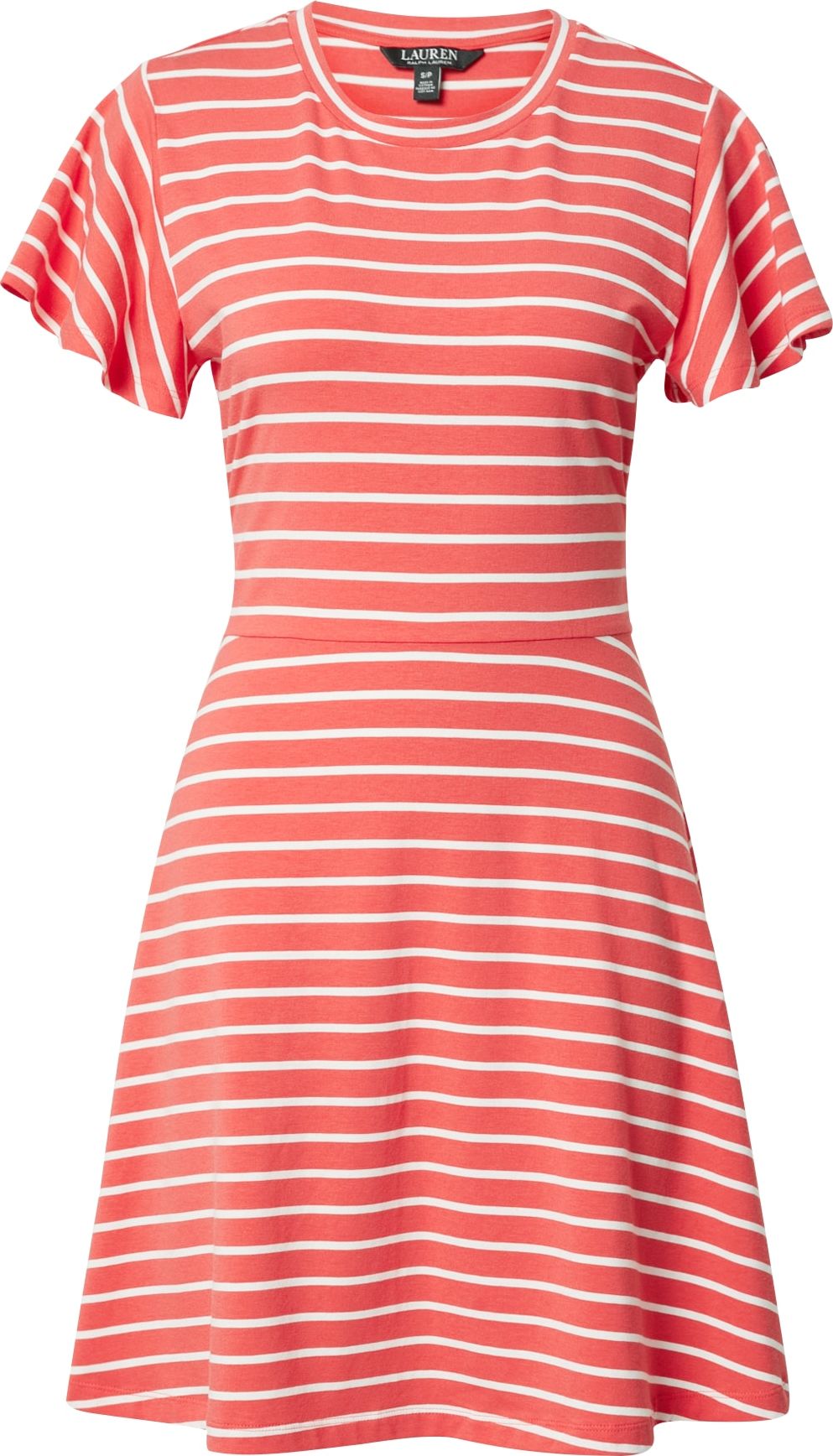 Lauren Ralph Lauren Šaty krémová / červená